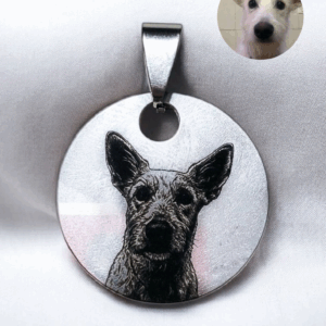 Colgante personalizado grabado con foto