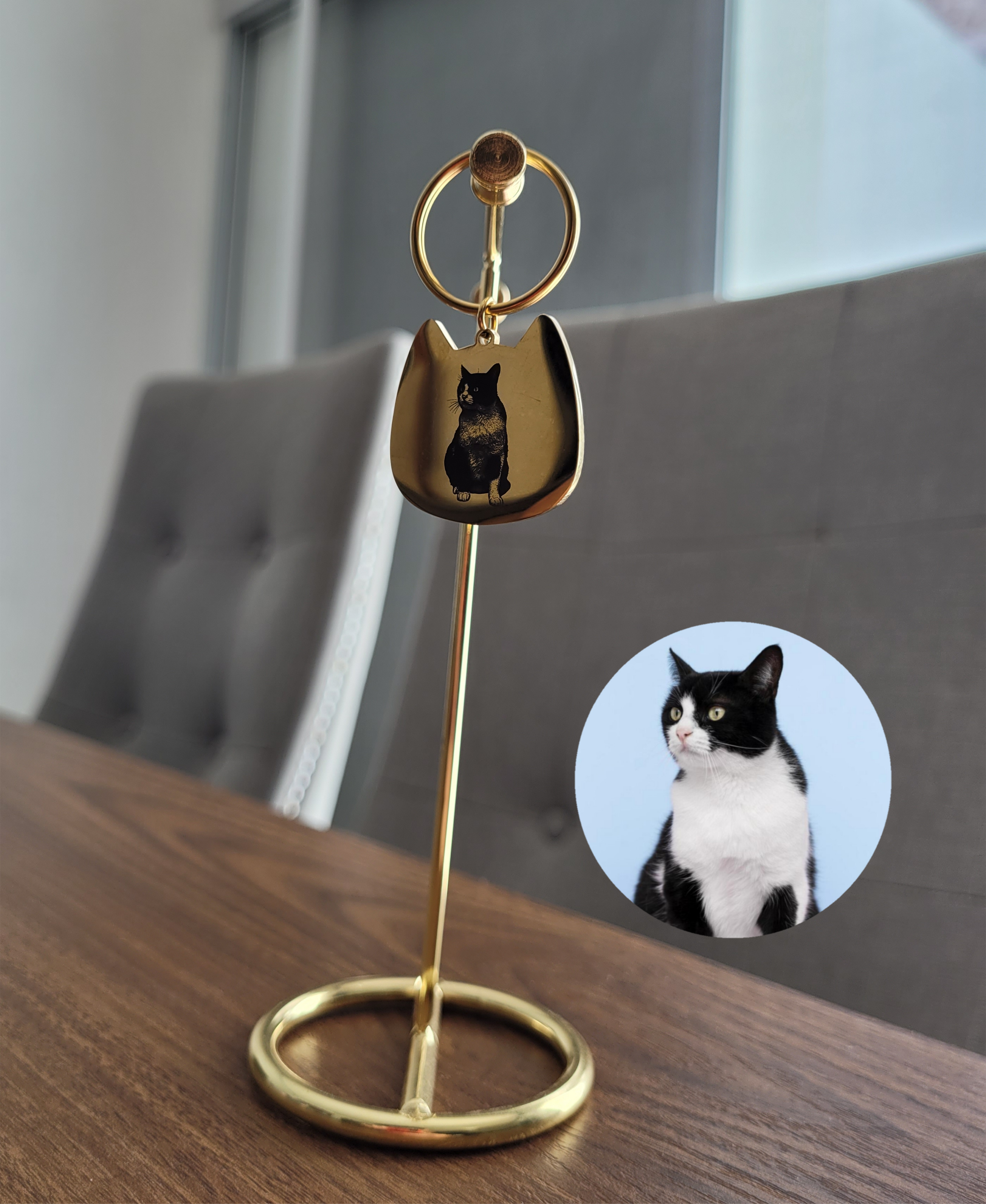 Llavero personalizado grabado con foto